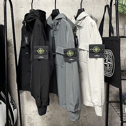 스톤아일랜*드 STONE ISLAND 쿠션 후디 윈드 브레이커