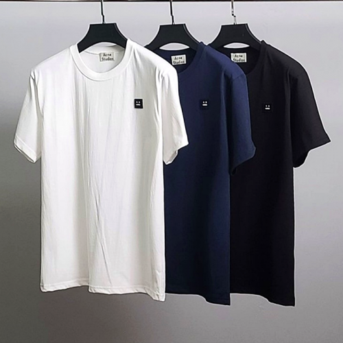 ACNE STUDIOS 블랙와펜 코튼 반팔티