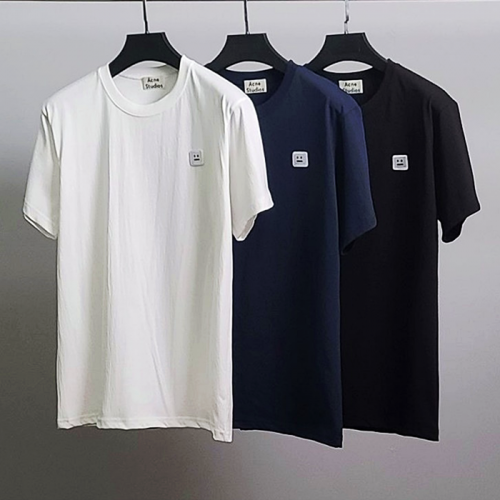 ACNE STUDIOS 화이트와펜 코튼 반팔티