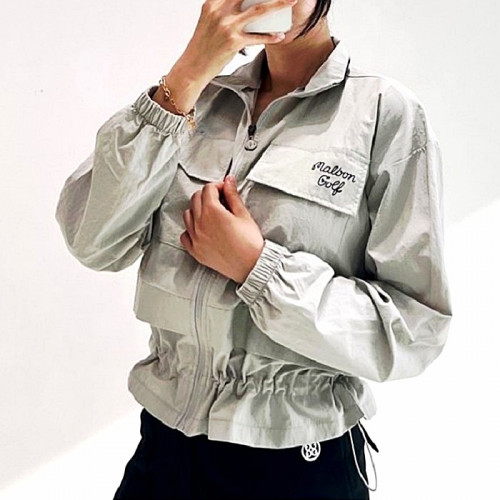 말본 MALBON 포켓 스트링 집업