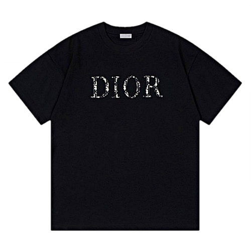 DIOR 오블리크 패치드 티셔츠