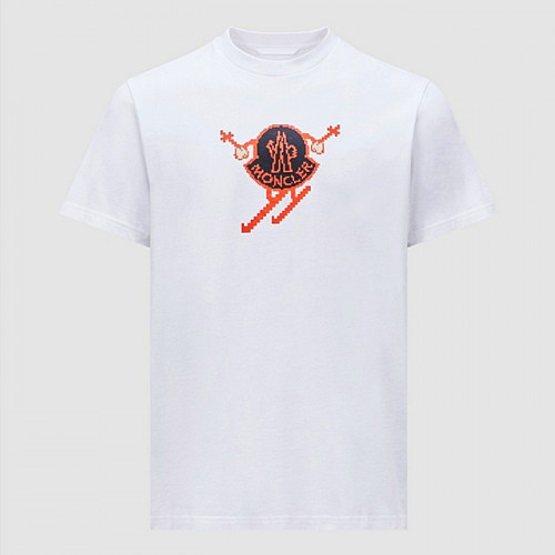 몽클*어 MONCLER 스키 로고 코튼 티셔츠