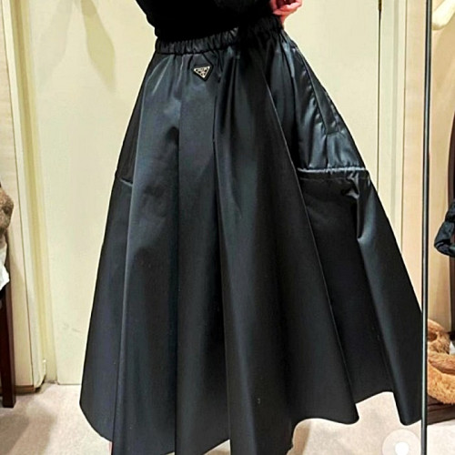 PRADA 피앤 스트링 리나일론 드레스