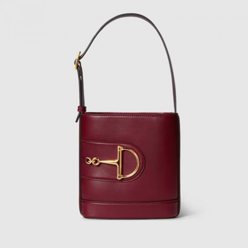 구찌 73 미니 버킷백 - 와인