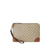 구찌 GG 엠블럼 스몰 비즈니스 케이스 브라운