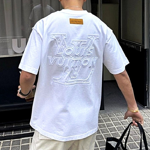 LOUIS VUITTON 모노그램 인사이드 자수로고 티셔츠