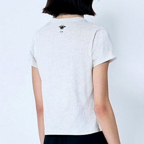 DIOR 플라워 패턴 티셔츠