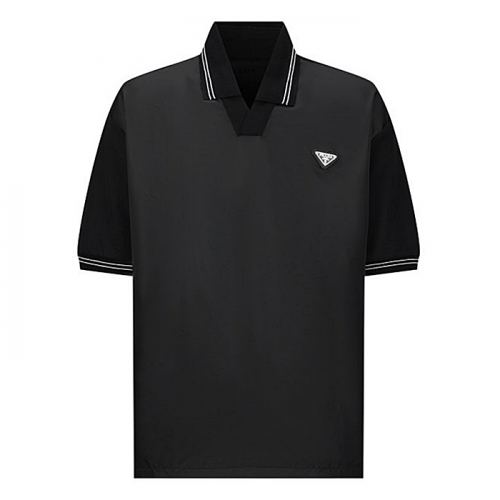 PRADA 테크니컬 숏슬리브 폴로