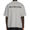 발렌시아가 BALENCIAGA 턴 슬릿 반팔 티셔츠