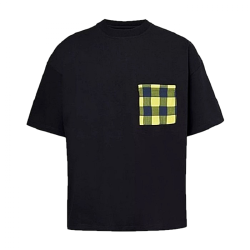 보테가베*타 BOTTEGA VENETA 깅엄포켓 오버 티셔츠