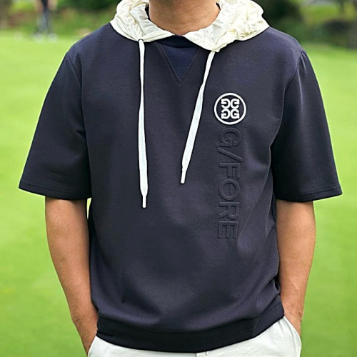 지*어 GFORE 하프 슬리브 후디 티셔츠