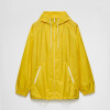 PRADA 경량 리나일론 레인 재킷 - 유자 노랑