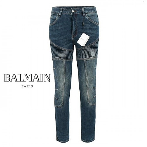 BALMAIN 기본 카고 중청 슬림 일자진