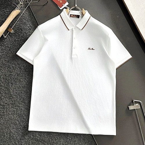 Loro Piana 스티치포인트 엠보로고 카라티셔츠