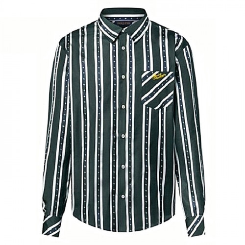 LOUIS VUITTON 클래식클럽 라인드 셔츠