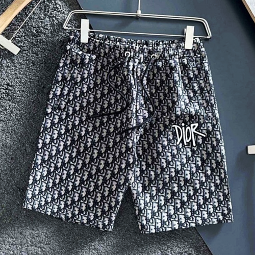 DIOR 오블리크 패턴 자수 반바지