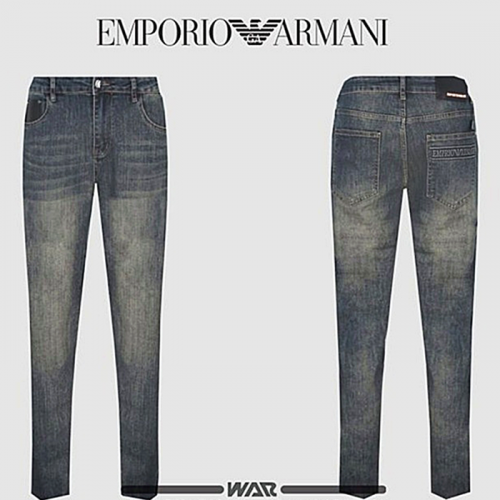 EMPORIO ARMANI 레터링 로고 청바지