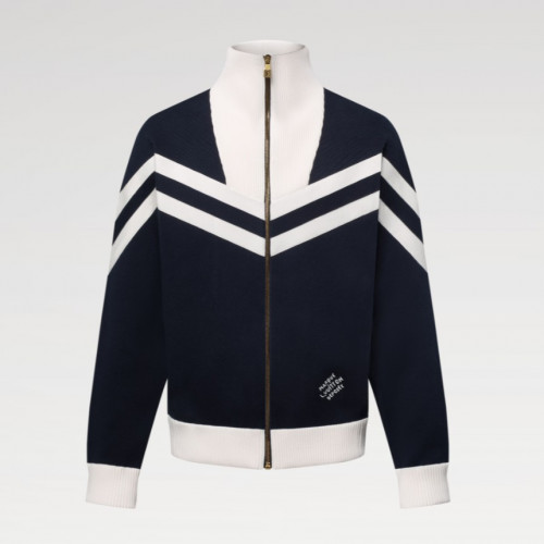 LOUIS VUITTON 니티드 코튼 세일러 블루종