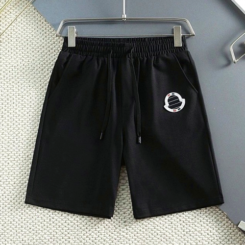 MONCLER 화이트 패치 로고자수 반바지