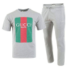GUCCI 웹프린트 로고 반팔 & 긴바지 SET