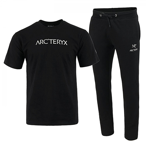 아크테*스 ARCTERY 레터링 로고 반팔 & 긴바지 SET