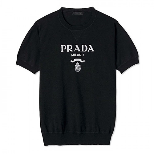PRADA 에슬레저 니티드 티셔츠