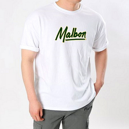 MALBON 오버레이 루즈 반팔티셔츠