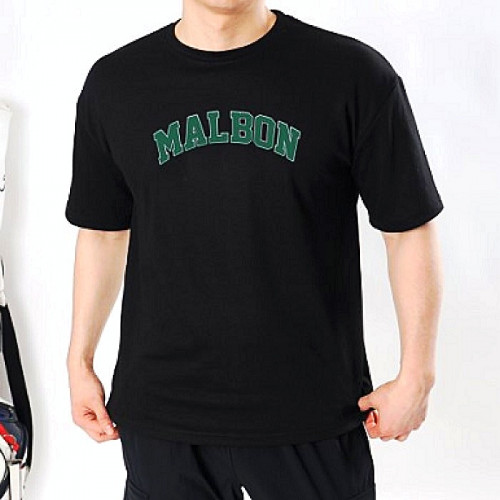 MALBON 더블 MAL 루즈 반팔티셔츠