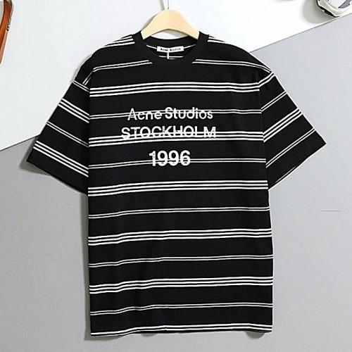 ACNE STUDIOS 스트라이프 반팔 티셔츠