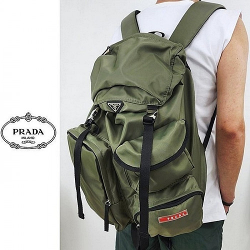PRADA 리나일론 멀티 포켓 백팩