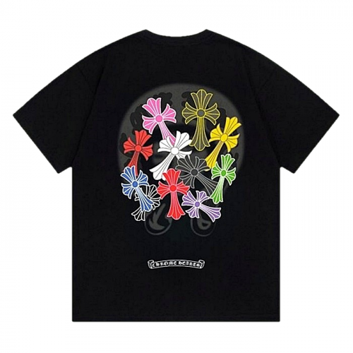 Chrome hearts 멀티 컬러 크로스 세머터리 티셔츠