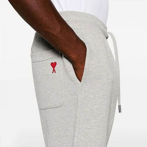 아미 AMI 백포켓 하트 하프팬츠