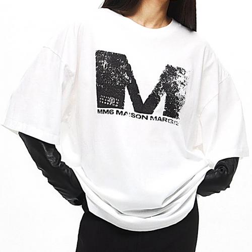 메종 Maison Margiela 맥시로고드 티셔츠