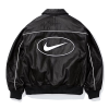 슈프림 SUPREME x NIKE 액티브로고드 레더 바시티 자켓