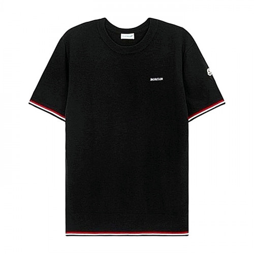 몽클*어 MONCLER 미니로고 카라 니트반팔