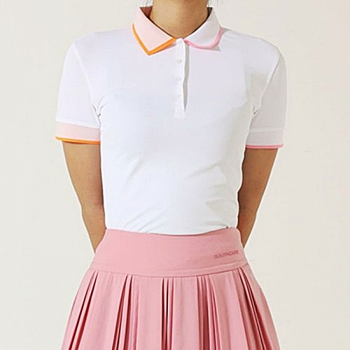 GFORE 콘트라스트 테크 카라티셔츠