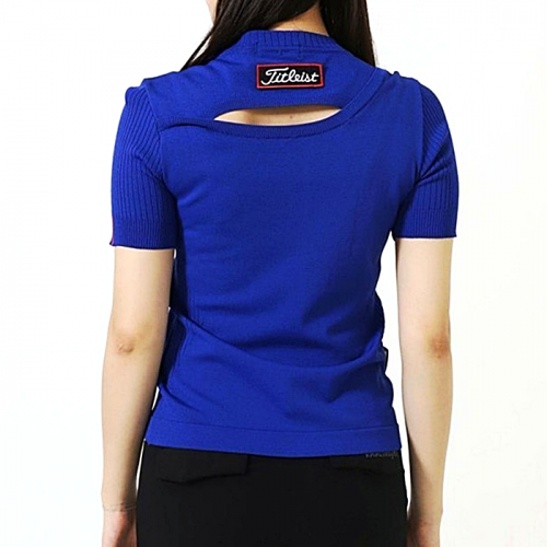 타이틀리*트 TITLEIST 투어핏 하프 슬리브 반팔 니트