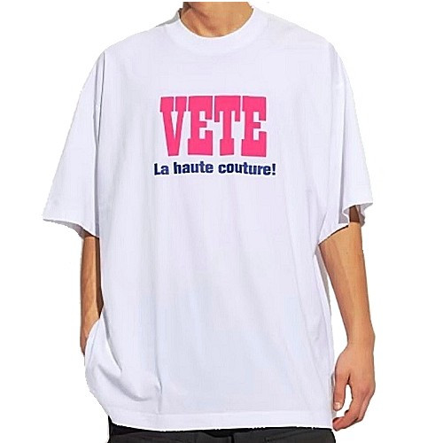 베*멍 VETEMENTS 플러스 반팔 티셔츠