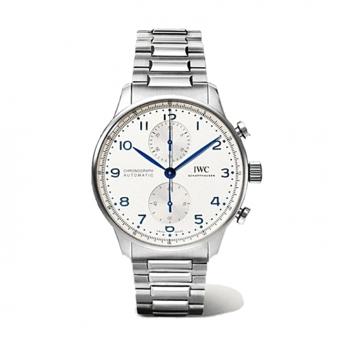 IWC 샤프하우젠 포르투기저 화이트다이얼 스틸줄