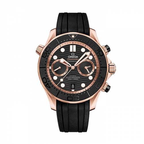 오메가 OMEGA 코액시얼 씨마스터 다이버300M 블랙다이얼 로즈골드