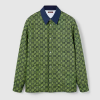 GUCCI GG 깅엄 코튼 울 셔츠 자켓