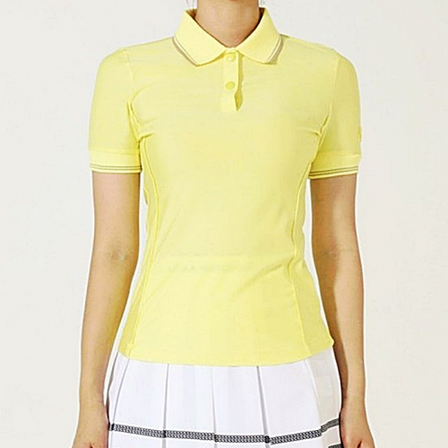 랑방 블랑 LANVIN BLANC 컬러블록 하프 슬리브 탑