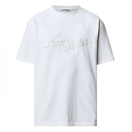 아크네 ACNE STUDIOS 플록드 솔리드 티셔츠