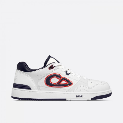 DIOR AND KAWS B57 Dribble 로우탑 스니커즈 - 화이트 & 네이비