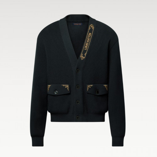 LOUIS VUITTON 엠브로이더드 시그니처 가디건