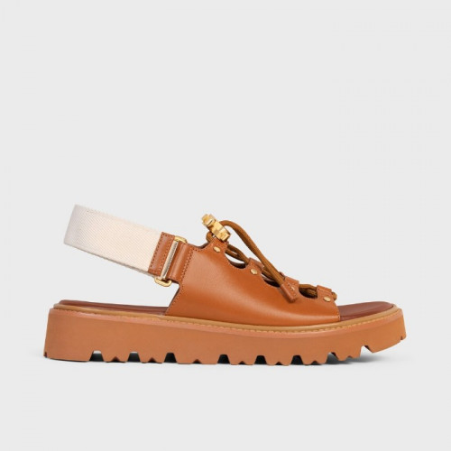 CELINE 빌리 청키 샌들 35MM - 탠/에크루