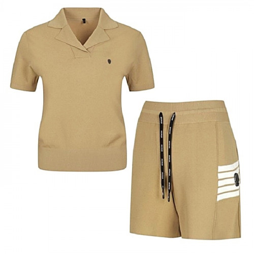 AMAZING_CRE 고스트 하프 스웨터 & 숏츠 니트SET