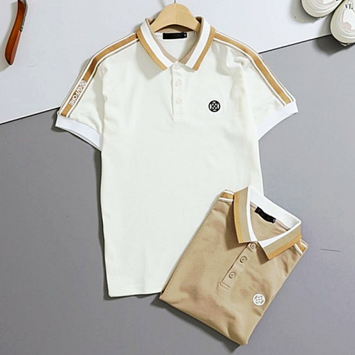 지포어 GFORE 포인트 배색 베이직 카라 반팔