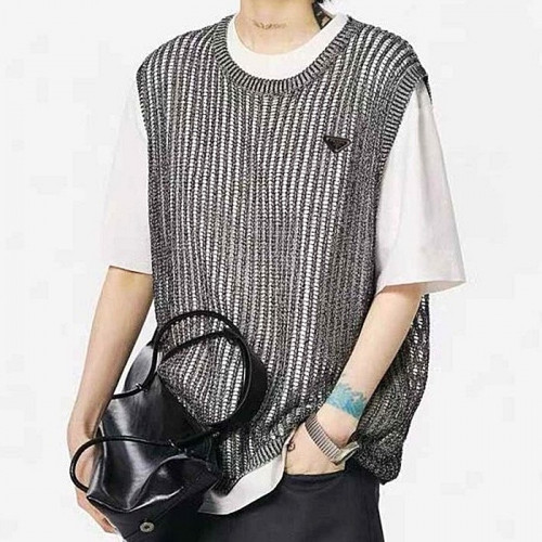 PRADA 펀칭 니트 그물니트