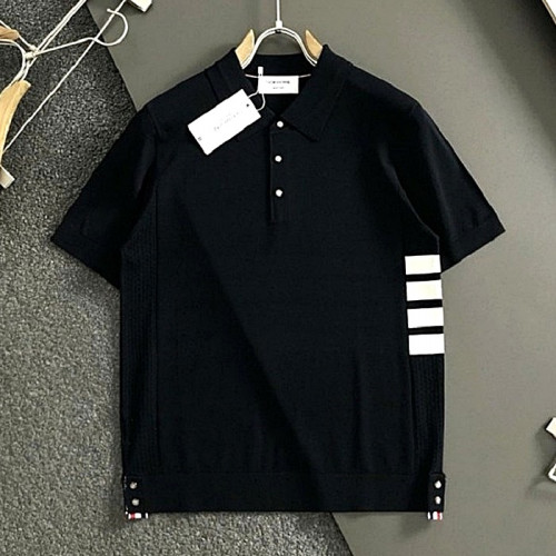 톰브*운 THOMBROWNE 사선 카라 쿨니트